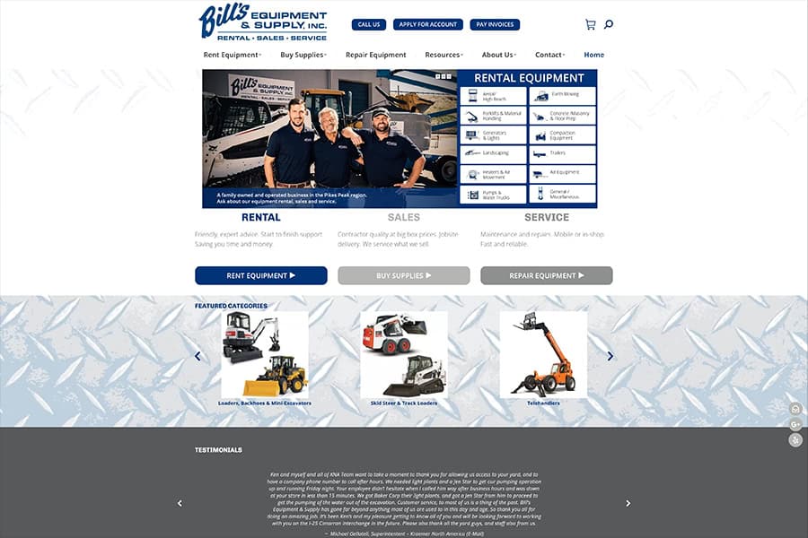 Bill S Equipment Bill's Equipment and Supply website thumbnail