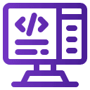 Explore services offered by Brandesigns Web Solutions. This is a computer monitor with code