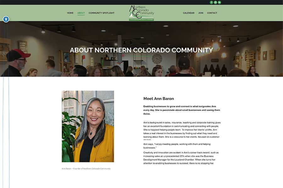Northern Colorado Community Northern Colorado community event, local small business support, Ann Baron, community leader, business growth, networking, local event, small business development, community engagement, Northern Colorado.